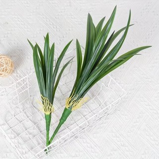 Folha De Orquídea 41 cm  Raízes Arranjos Artificiais Flores Realista Decoração Casa - ZH801665