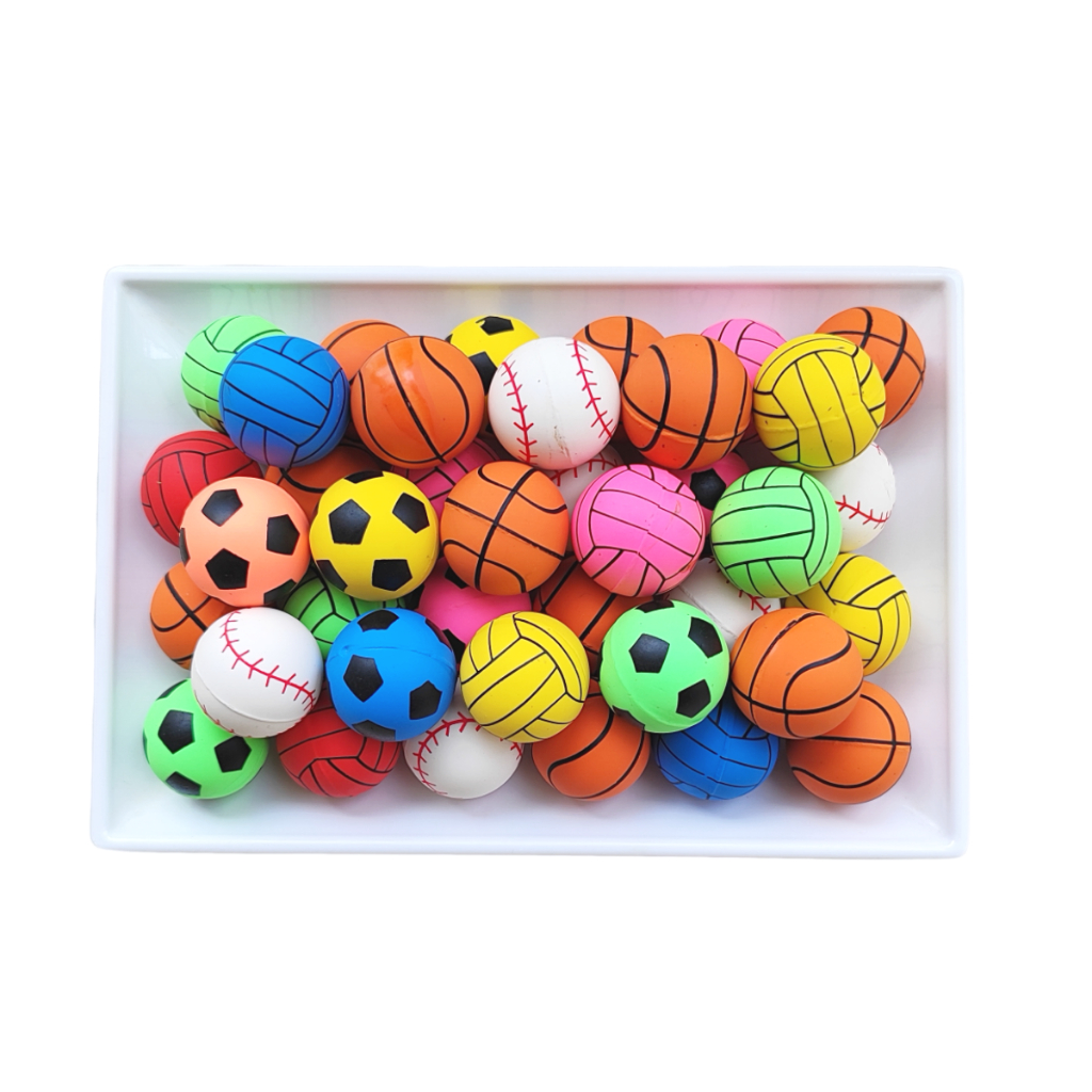 Bolinha Pula Pula 32mm Sports Vending Machine - Futebol, Basquete, Volei