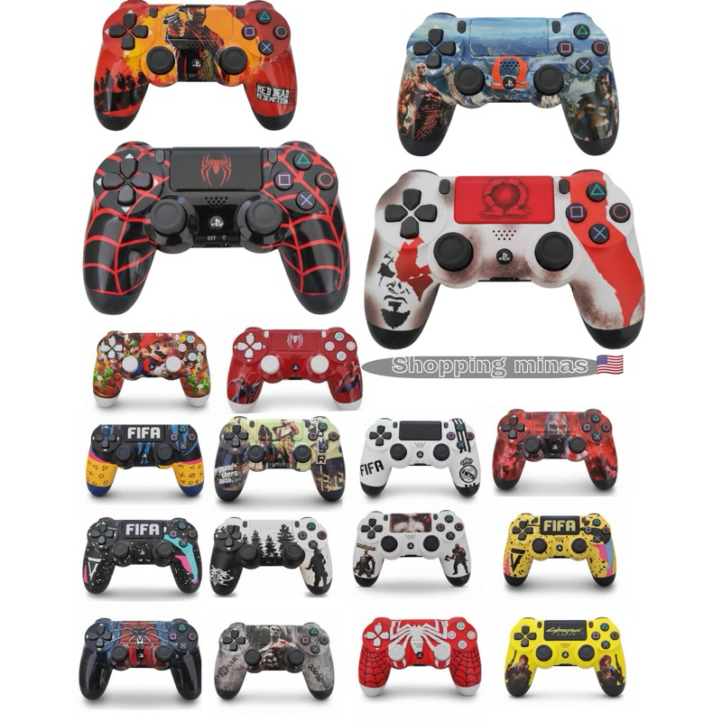 Controle sem fio personalizado Ps4 Premium em Oferta na Shopee