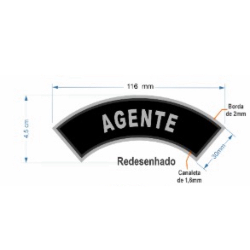 Patch Emborrachado Manicaca Agente