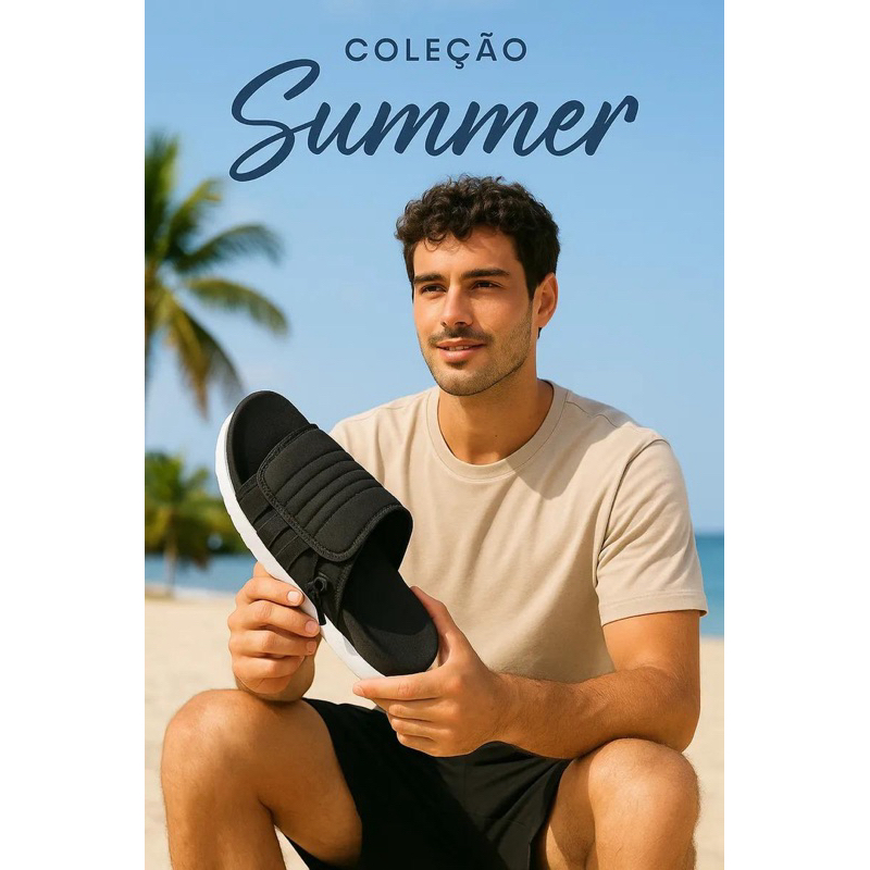 Chinelo Papete Slide Asuna Confortavel Tendencia lançamento