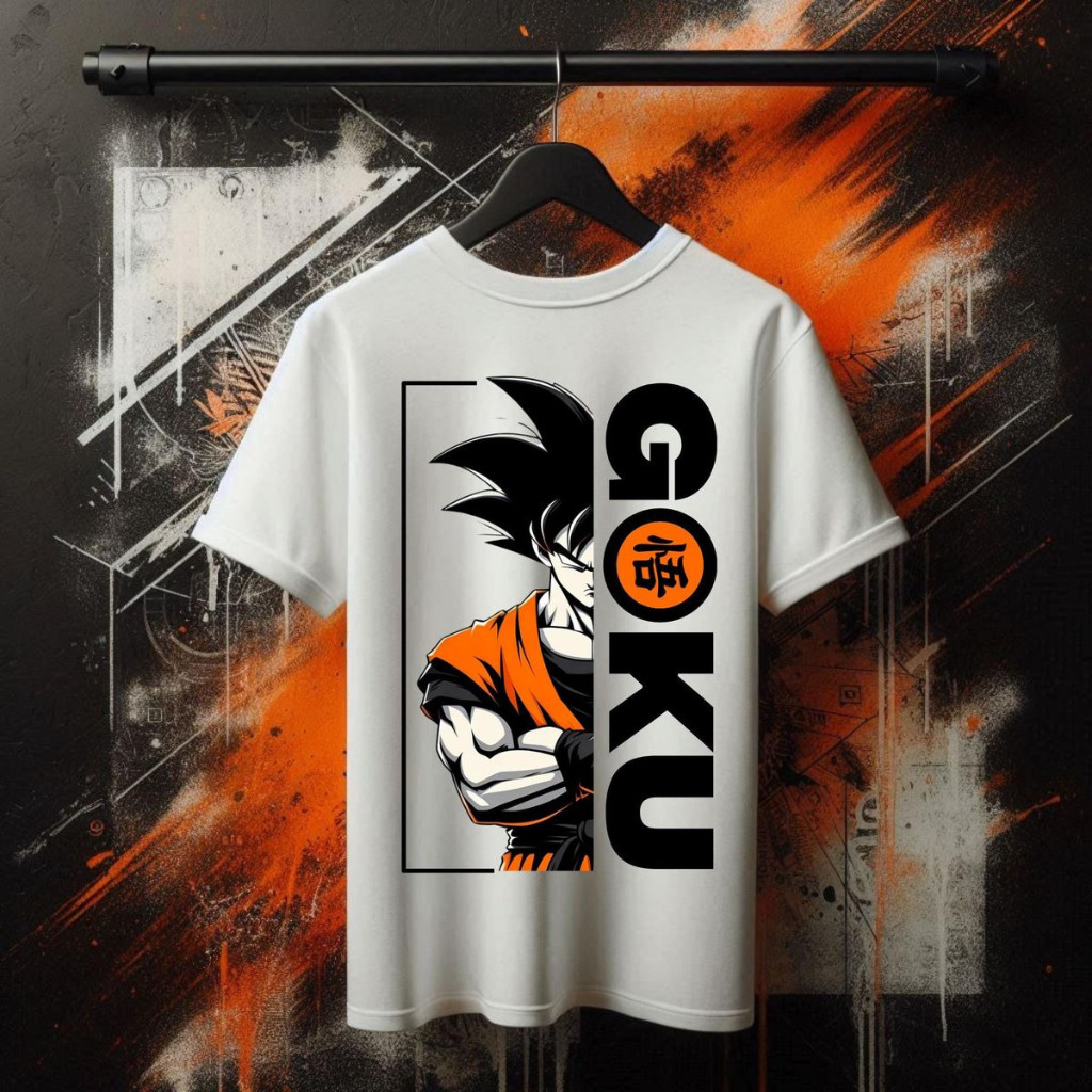 Camiseta personalizada Dragon Ball Z camisa casual confortável blusa estilosa moda masculina, infantil e feminino