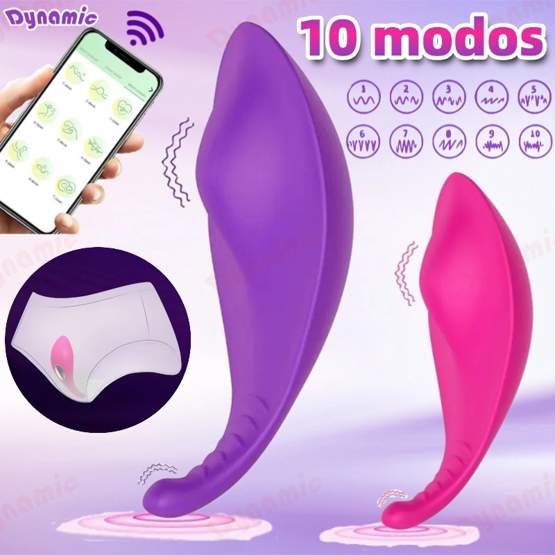 Vibrador Calcinha Bluetooth Controle no celular 10 modos de vibração a Distância via App  Vibradores Femenino DY em Oferta na Shopee