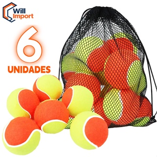 Kit 3/6 Bolas de Beach Tennis – Tênis de Praia, Treino e Jogo na Areia em Oferta na Shopee