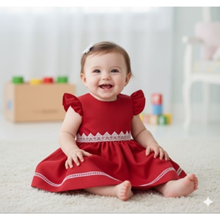 VESTIDO MANU INFANTIL MENINA, PARA BEBÊ em Oferta na Shopee