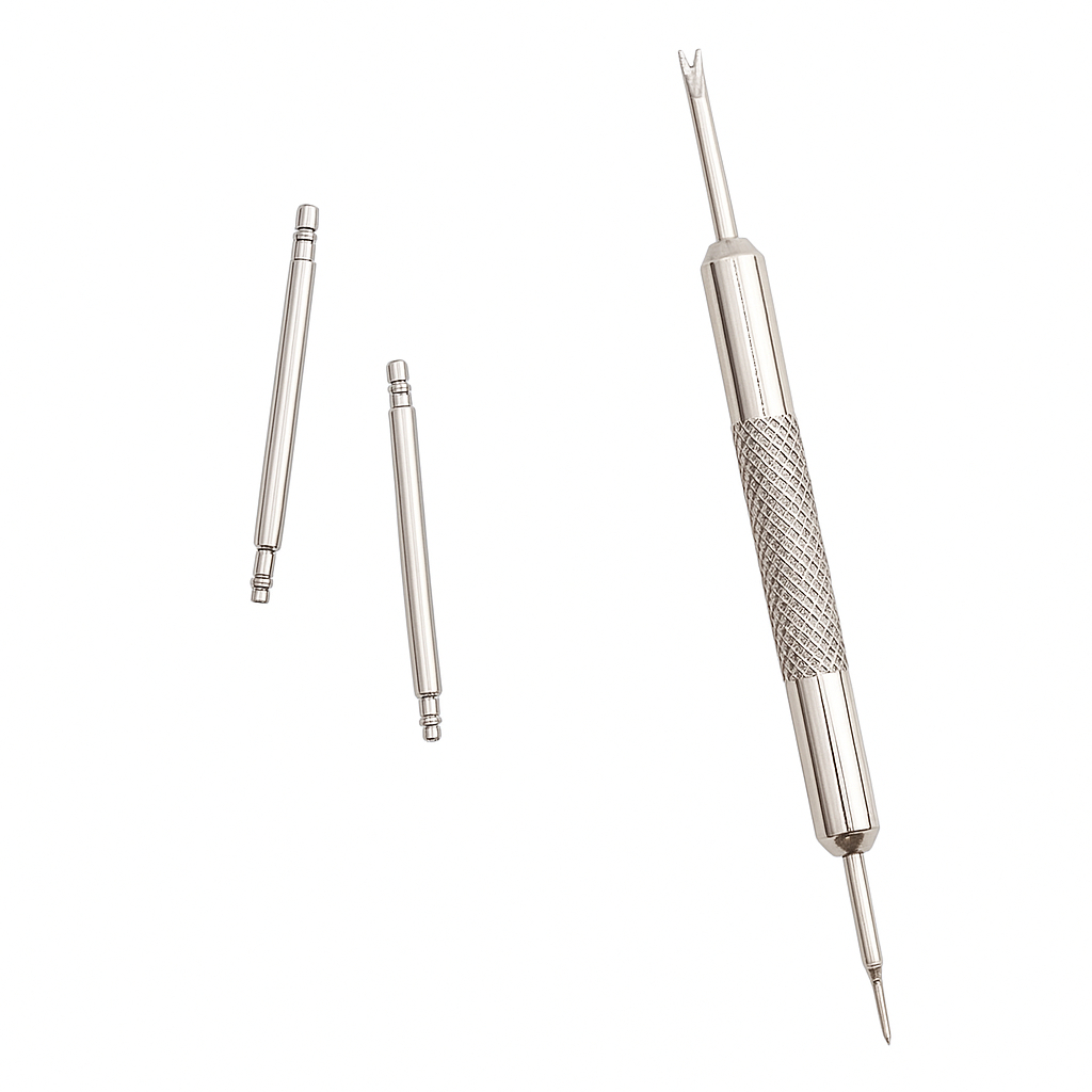 Kit 2 Pinos + 1 Chave Para Troca De Pulseira Compativel Com Garmin Foreruner 955 965 970