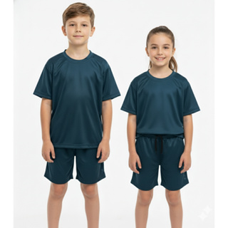 Kit Conjunto Infantil Camiseta + Short Dry Fit Térmica Esportes Futebol Ciclismo Roupa em Oferta na Shopee