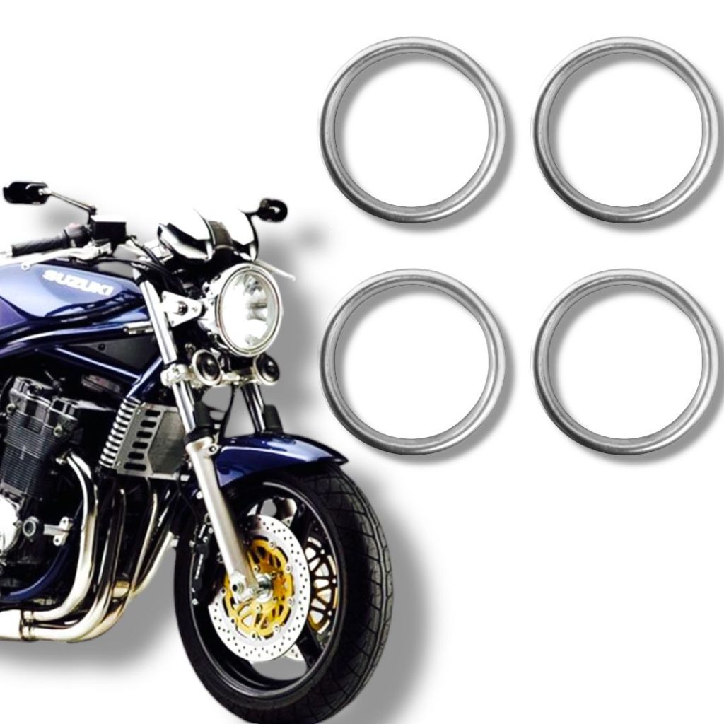 Kit 4 Anéis Vedação Escapamento Suzuki Bandit 1200