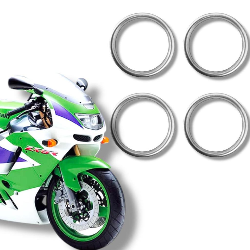 Kit 4 Anéis Vedação Escapamento Kawasaki Ninja ZX9R