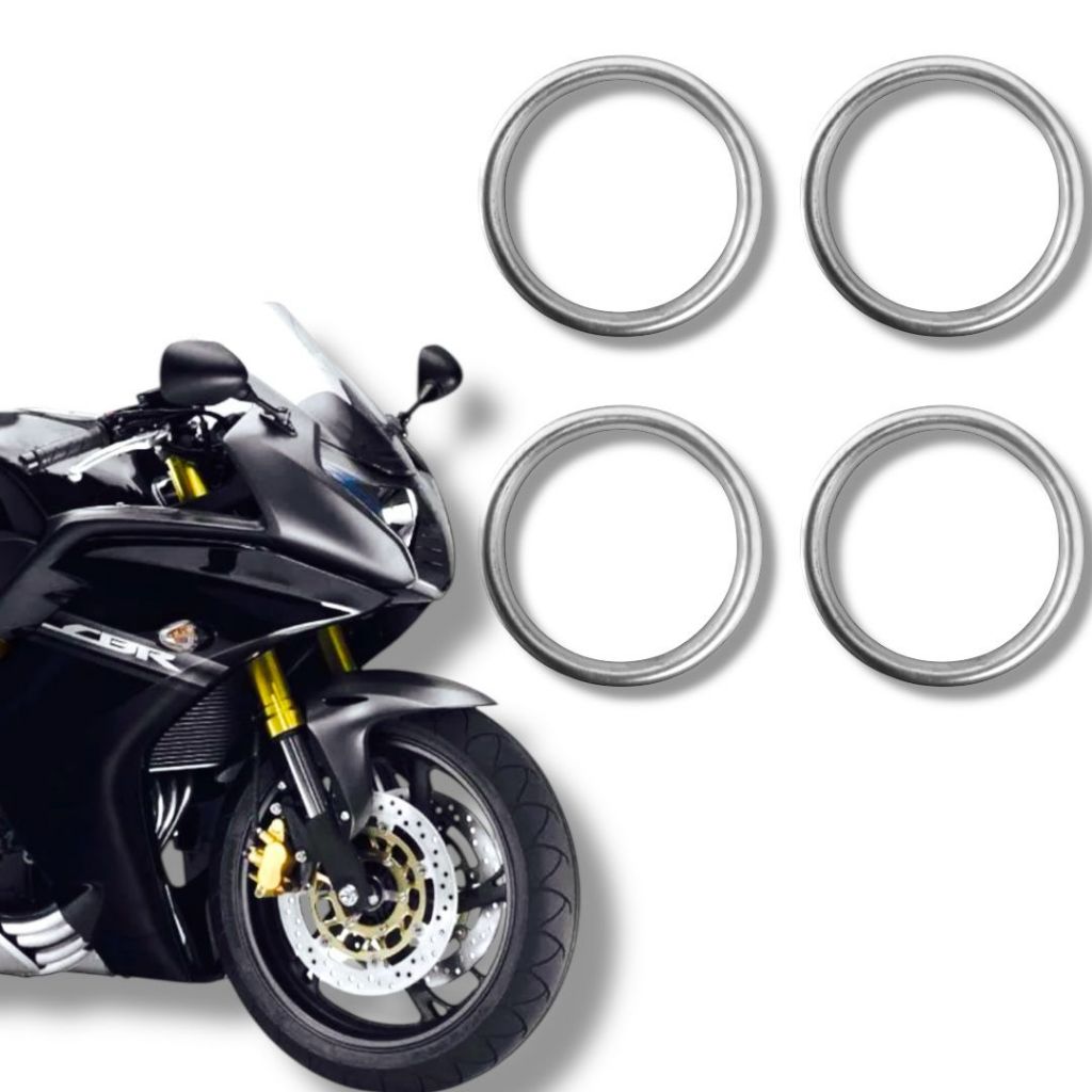 Kit 4 Anéis Vedação Escapamento Honda CBR 600 F