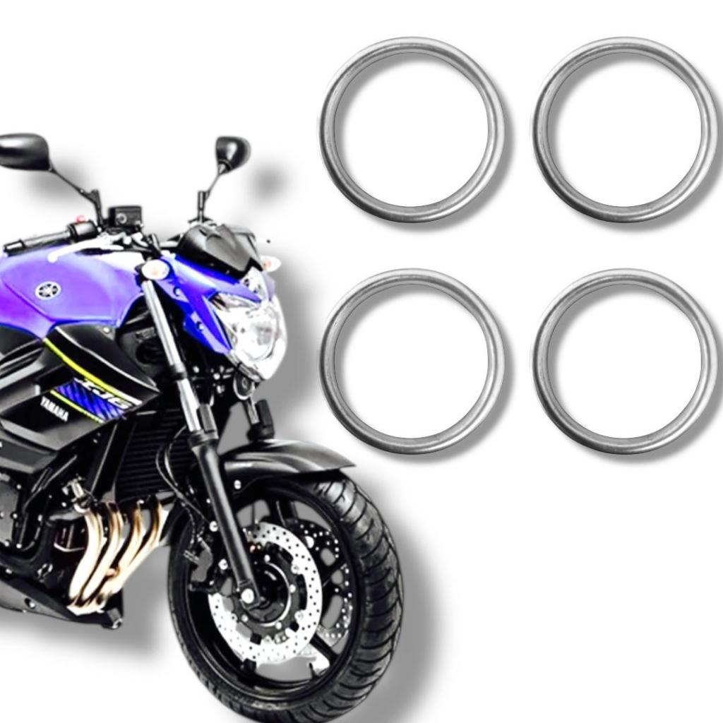 Kit 4 Anéis Vedação Escapamento Yamaha XJ6 600