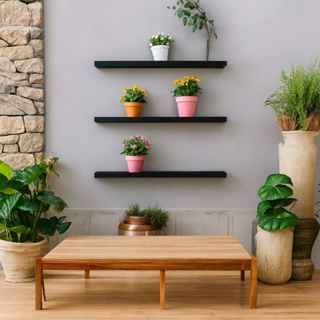 Kit 3 Prateleiras 30x10cm MDF Luxo Nichos Sala Cozinha Quarto Banheiro Com Kit De Instalação em Oferta na Shopee