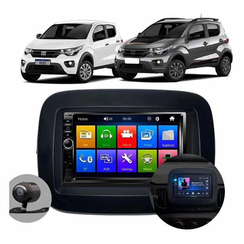 Central Multimidia Mobi 2016 2017 2018 2019 2020 2021 2022 2023 2024 + Moldura + Camera de ré