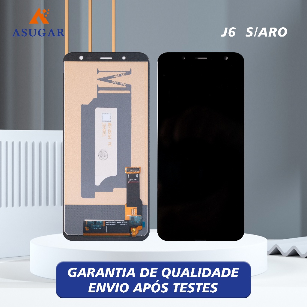 Frontal Tela Display Touch Lcd Universal para Samsung Galaxy J6 - J600  Reposição Peça Completa em Oferta na Shopee