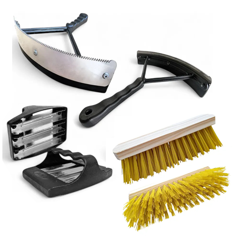 Limpeza Cavalo Rodo Raspador + Escova + Raspadeira de Zinco em Oferta na Shopee
