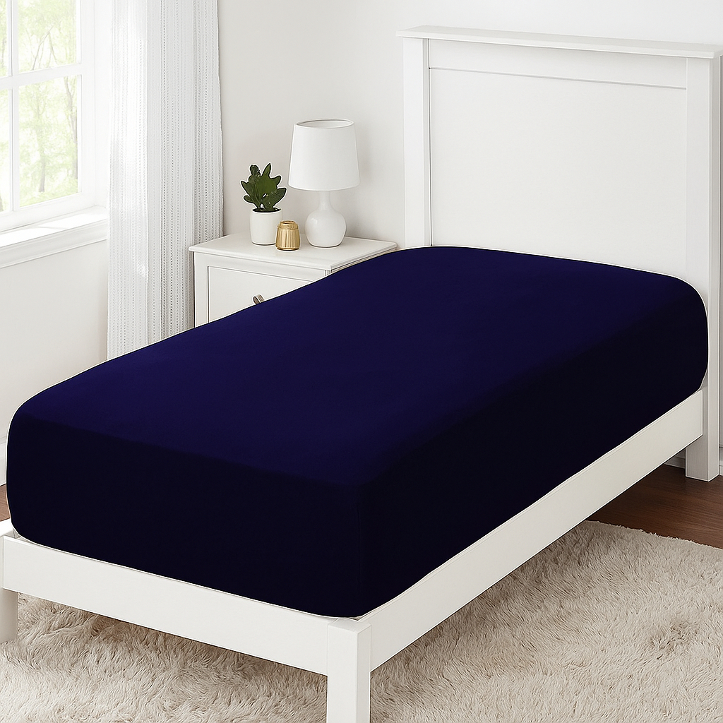 Lençol Solteiro Micropercal 1,88x0,88x20cm com Elástico Toque Suave e Durável Maria Flor Conforto