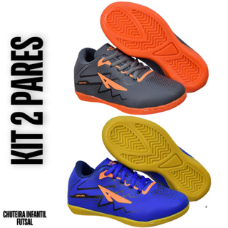 Chuteira Futsal Infantil Tênis Futebol Salão  Quadra Confortável Menino Masculino 26 ao 33 em Oferta na Shopee