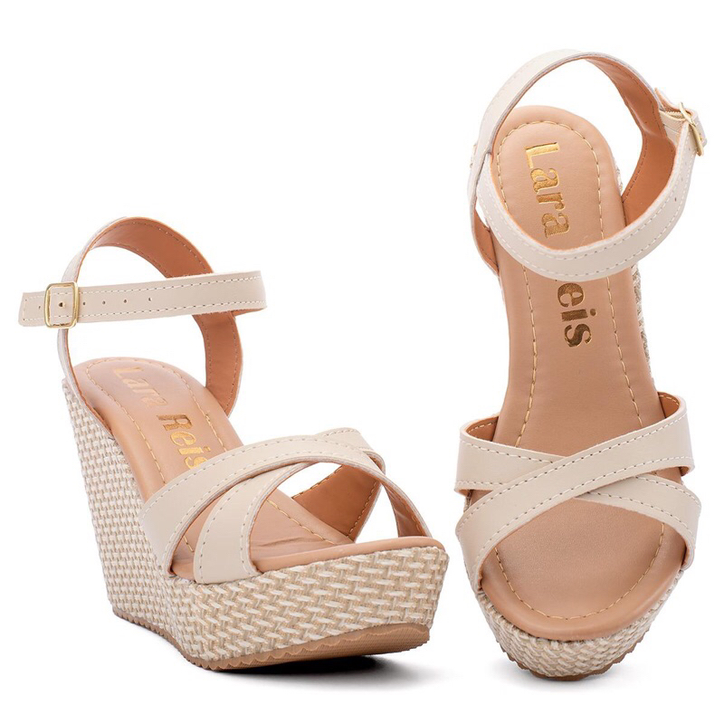 Sandalia REF 01 confortavel plataforma ANA BELLA  luxo varias cores pronta entrega envio imediato em Oferta na Shopee