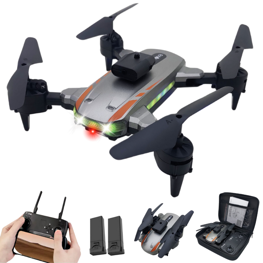 Drone Inova Câmera Dupla 4K HD com GPS Controle Mochila Sensor em Oferta na Shopee