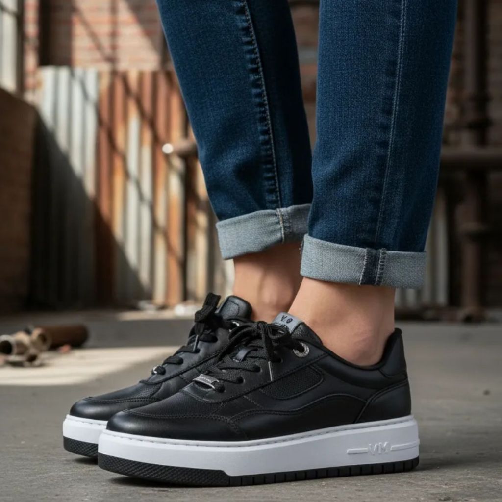 Tênis Casual Feminino Básico Confortável Original Via Marte em Oferta na Shopee