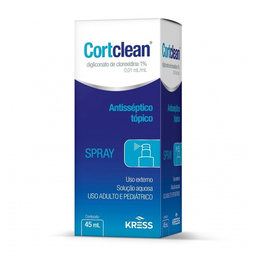 CORTCLEAN SPRAY ANTISSÉPTICO  45ML KRESS