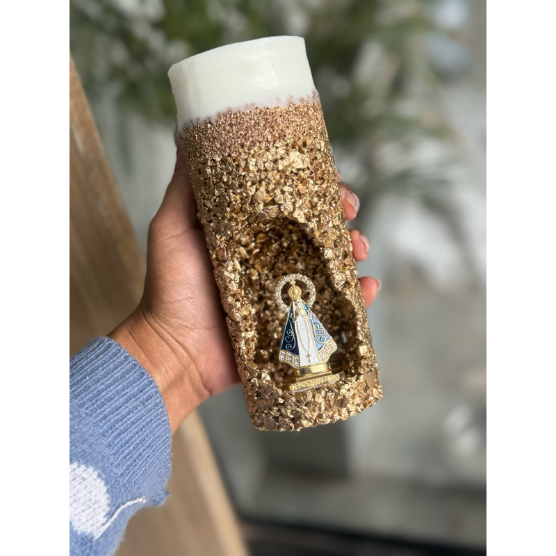 Vela Gruta dourada nossa senhora aparecida