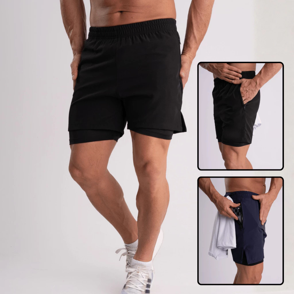 Shorts de Compressão Masculino Academia Treino Corrida Direto de Fábrica Qualidade Envio Rápido