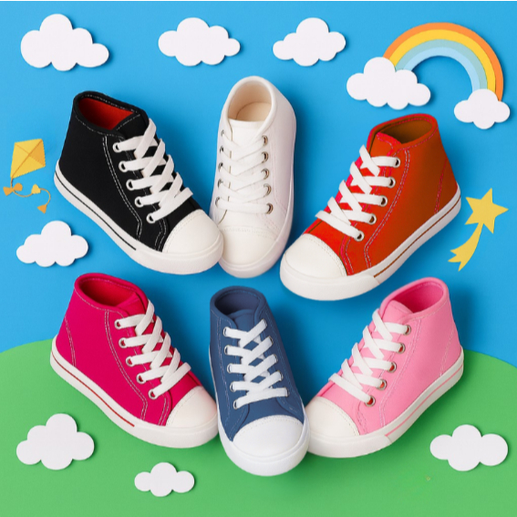 Tênis All Starzinho Infantil Casual Feminino Masculino Sapatinho de Bebê Super Confortável Cano Alto