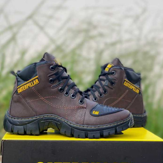 Bota Coturno Masculino CAT Impermeável Palmilha de Gel Promoção em Oferta na Shopee