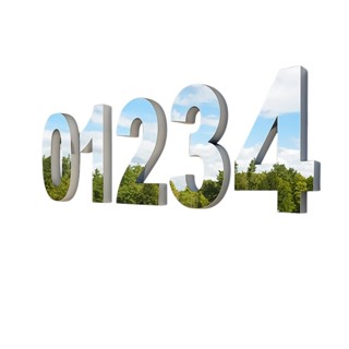 KIT 4 NÚMEROS RESIDENCIAIS AÇO INOX ESPELHADO 20CM 3D/ NÚMEROS PARA CASA em Oferta na Shopee