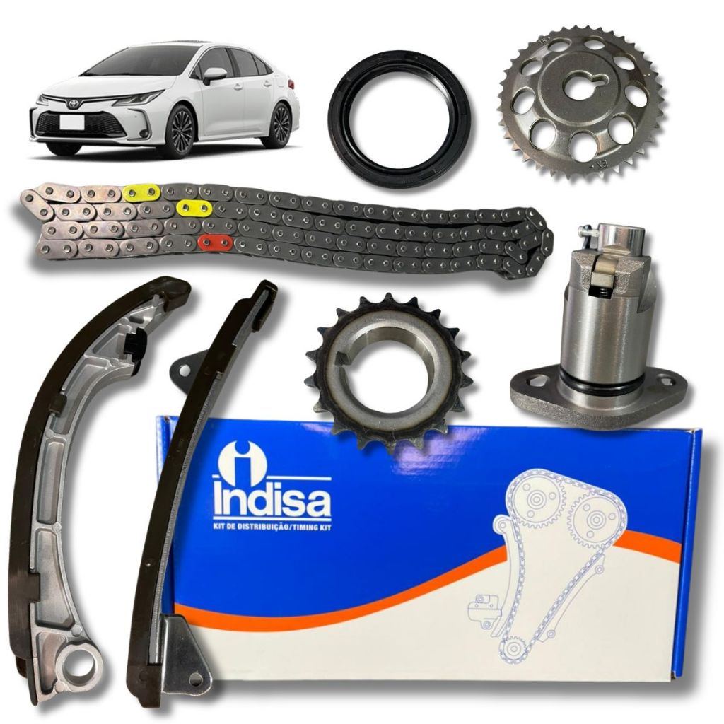 Kit Corrente Para Toyota Corolla 1.6/1.8 2003 2004 2005 2006 2007 2008 2009 2010... produto Novo em Oferta na Shopee