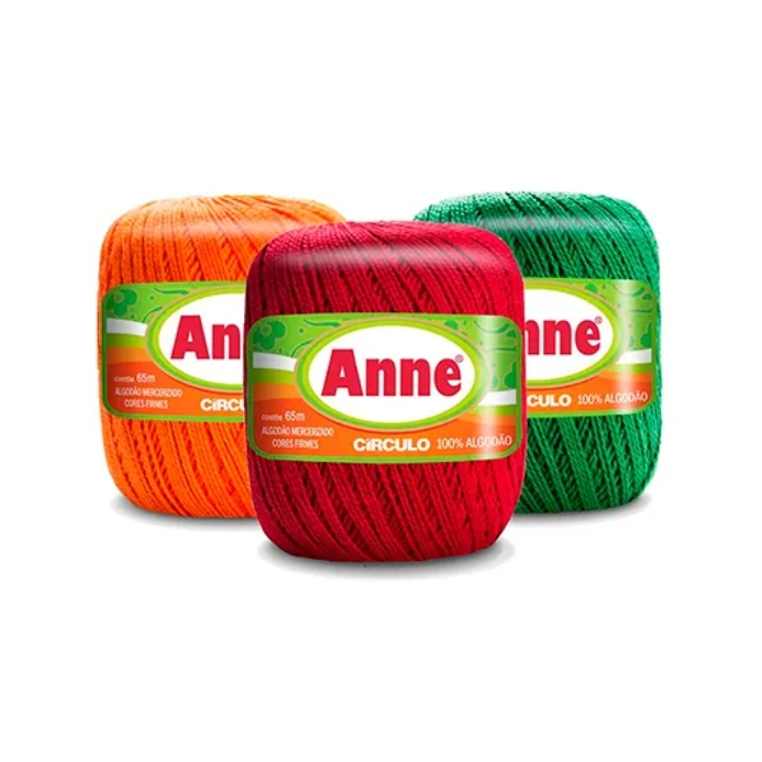 Linha Anne Crochê  65 Metros (NOVELO PEQUENO)  - Marca Circulo