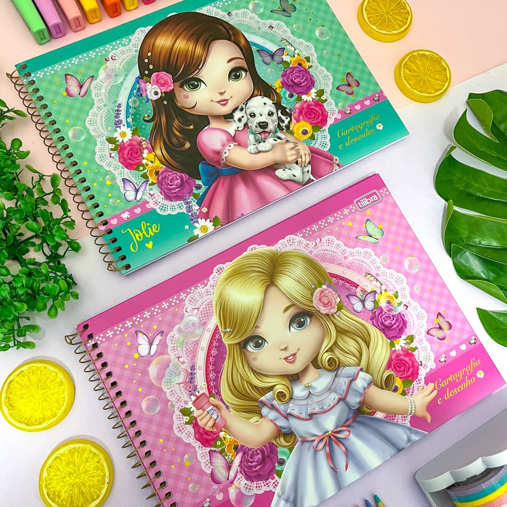 Jolie Desenho Caderno: Onde Comprar | BuscaProdutos