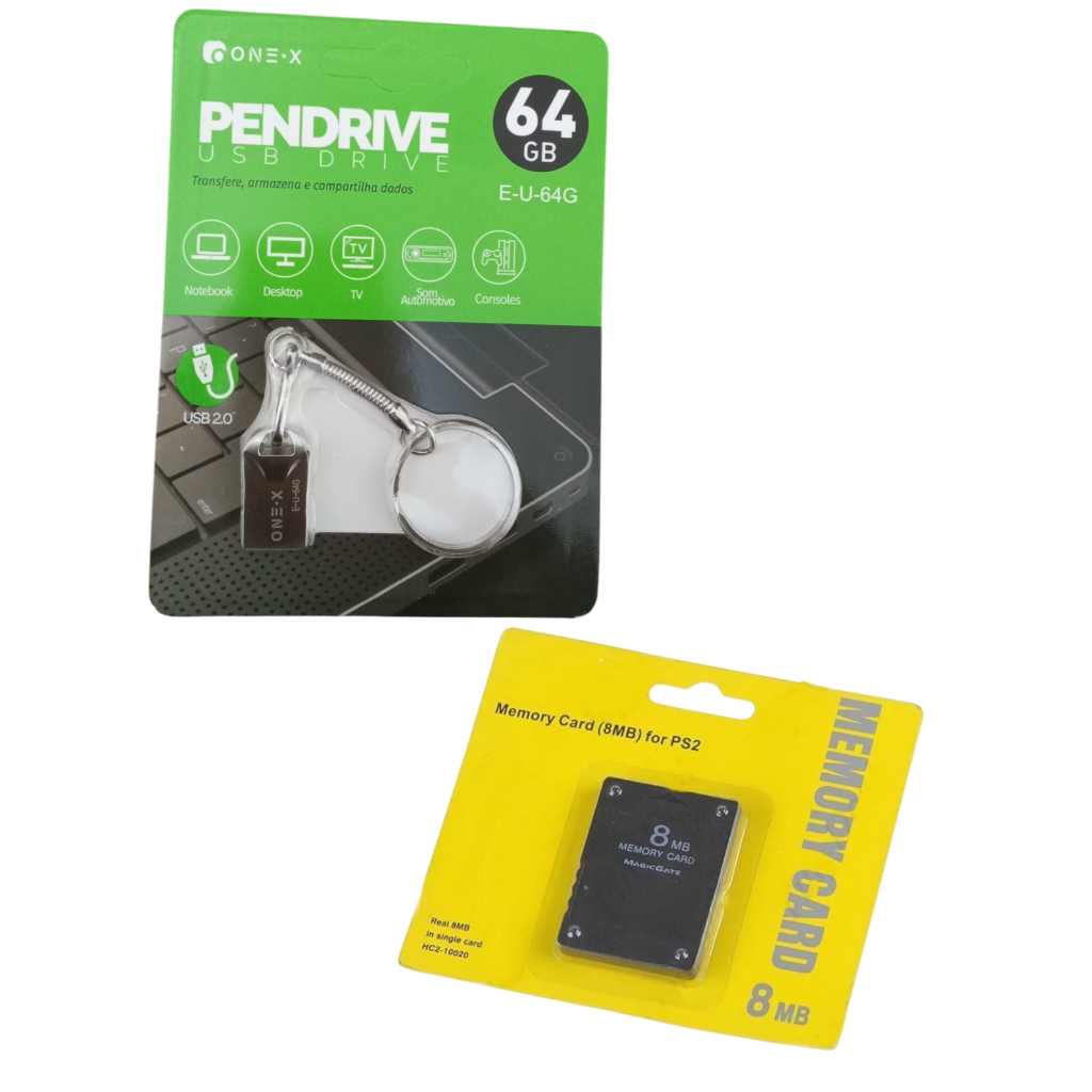 Kit PenDriver Com Memory card Com Opl