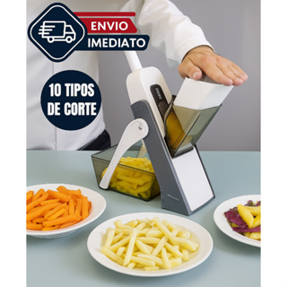 Cortador Fatiador de legumes Manual 10 tipos de corte em Oferta na Shopee