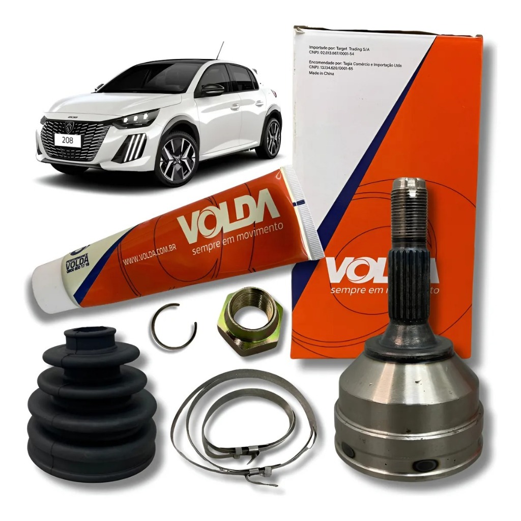 Junta Homocinética Para Peugeot 208 / C3 - 1.2 1.5 2013 Em 21x29 Esquerdo / Direito
