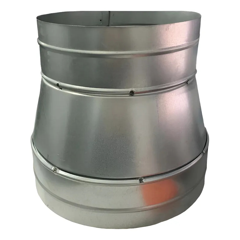 Adaptador Redutor De Dutos 300mm X 200mm Chapa Galvanizada