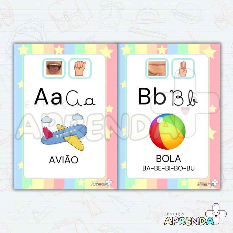 ALFABETO ESPECIAL COMPLETO PLASTIFICADO