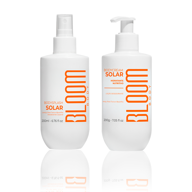 Kit Body Cream e Body Splash - Solar em Oferta na Shopee