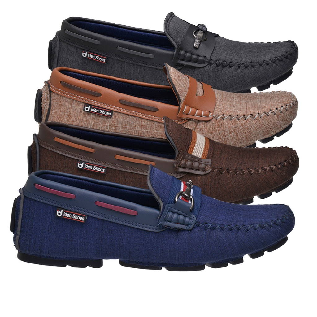 Kit 4 Pares De Drive Sapato Mocassim Masculino Costurado Leve Confortável