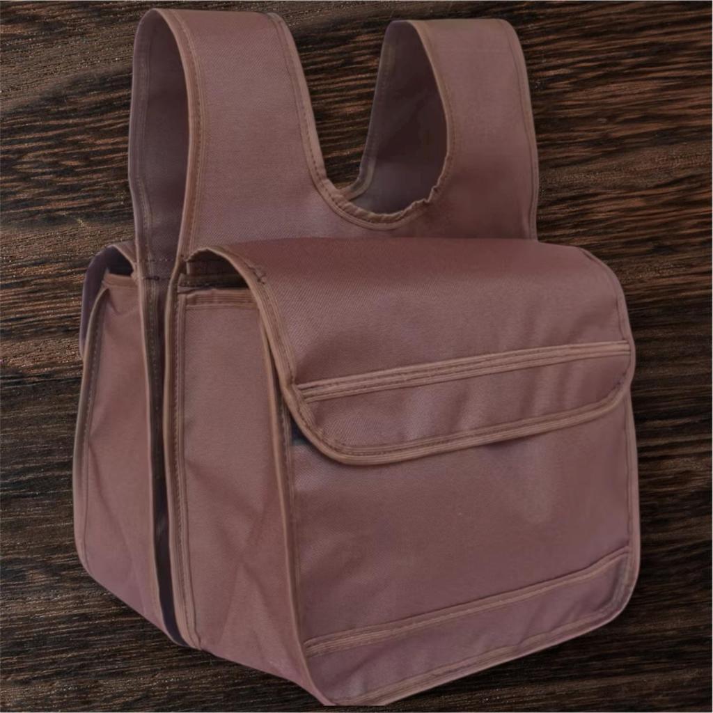 Alforge Para Sela Arreio Moto De Lona Grossa Fechamento De Velcro