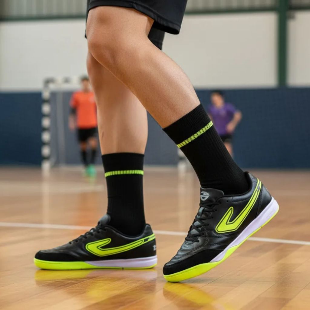 Chuteira Tênis Futsal Topper Maestro Club V Unissex Original Topeer em Oferta na Shopee