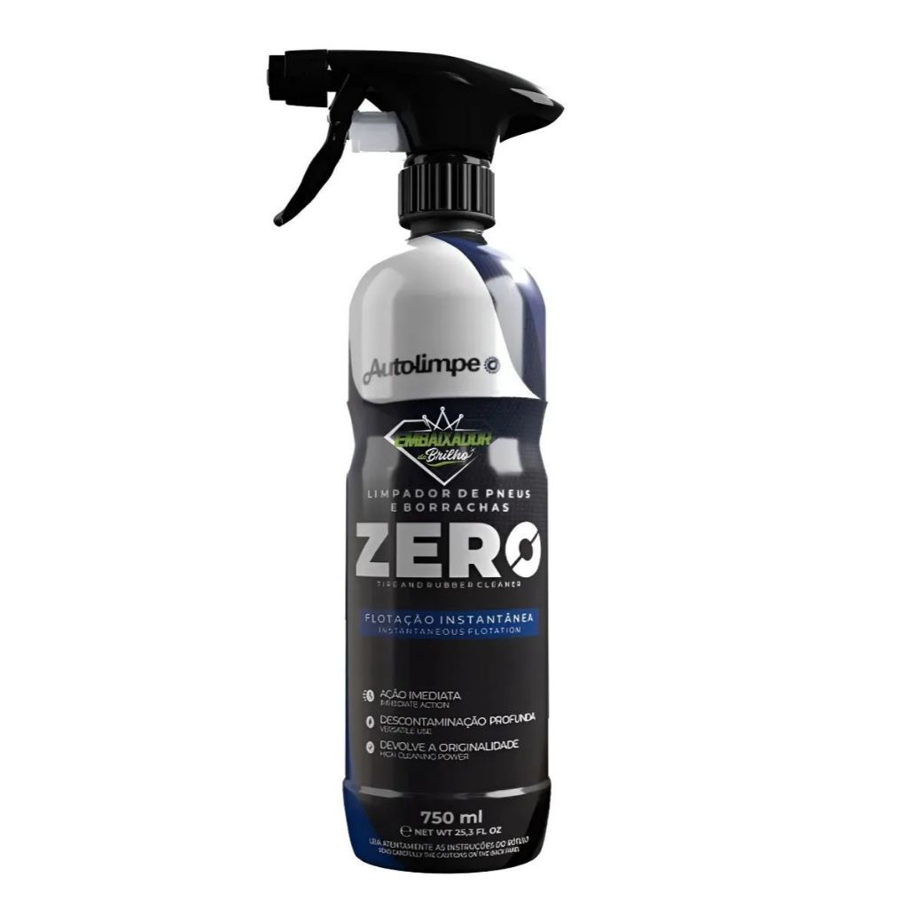 AUTOLIMPE ZERO - LIMP DE PNEUS E BORRACHAS - 750ML