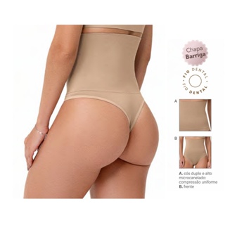 Calcinha Fio Dental Zee Rucci ZR0802-002 Modeladora Chapa Barriga Original em Oferta na Shopee