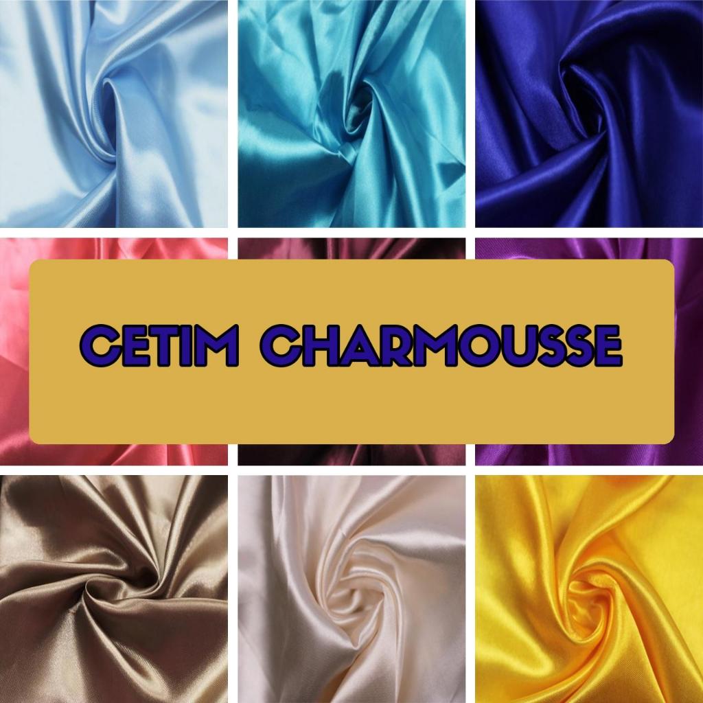 3 Metros Tecido Cetim Charmousse - Cetim Liso Melhor Qualidade (3m x 1,50m)