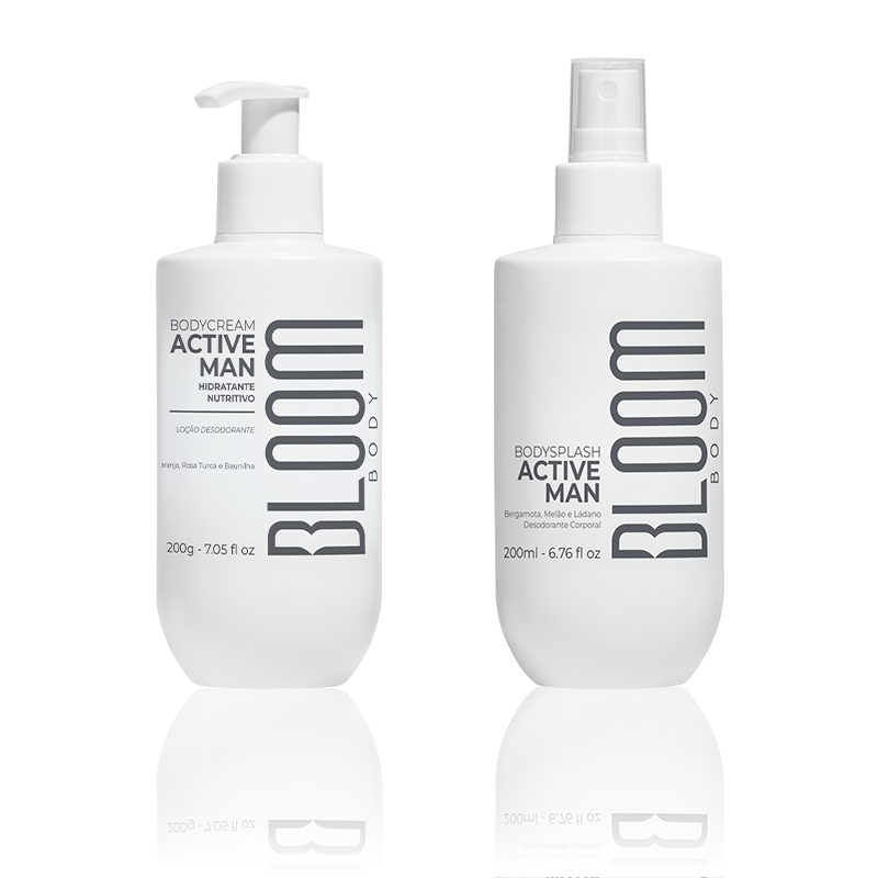 Kit Body Cream e Body Splash - Active Man em Oferta na Shopee