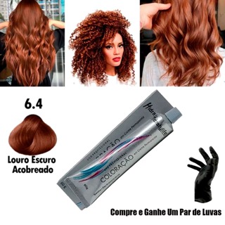 Coloração Louro Escuro Acobreado Nº 6.4 Mairibel/Hidraty 60g em Oferta na Shopee