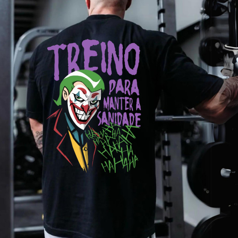 Camiseta Oversized Masculina Algodão Academia Treino Fitness Estilo Streetwear Conforto