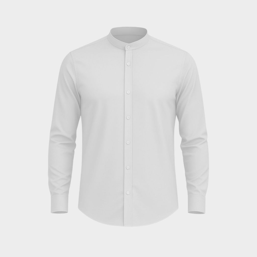 Camisa Social Gola Padre Manga Longa Masculina Blusa Slim Fit Casual Social Masculina Premium