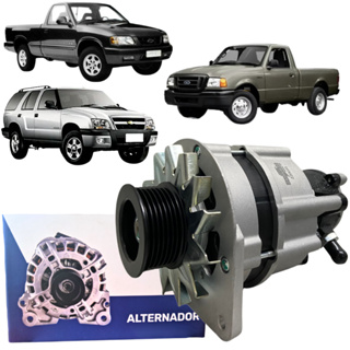 Alternador 12v 85a Com Bomba de Vácuo Motor Maxion HS/HST Para Ford Ranger Gm S10 Blazer 2.5 2.8 em Oferta na Shopee